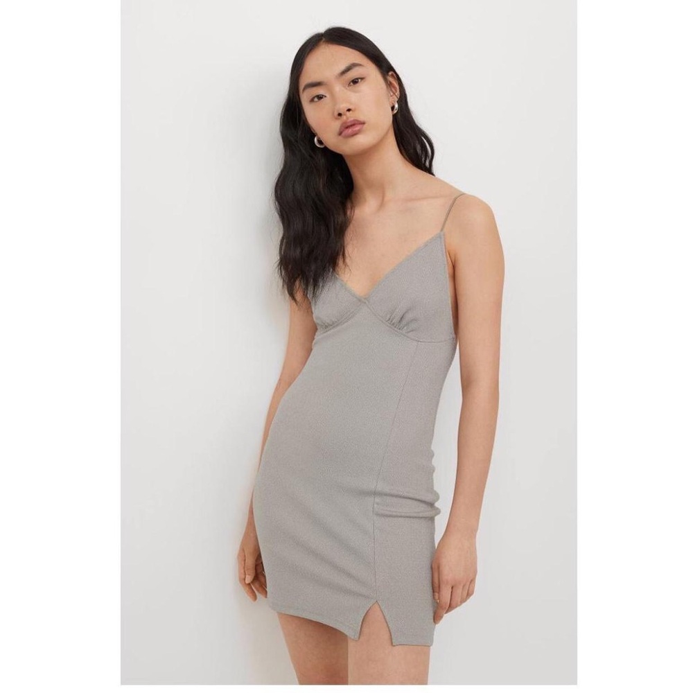 H&m Fitted Glittery dress